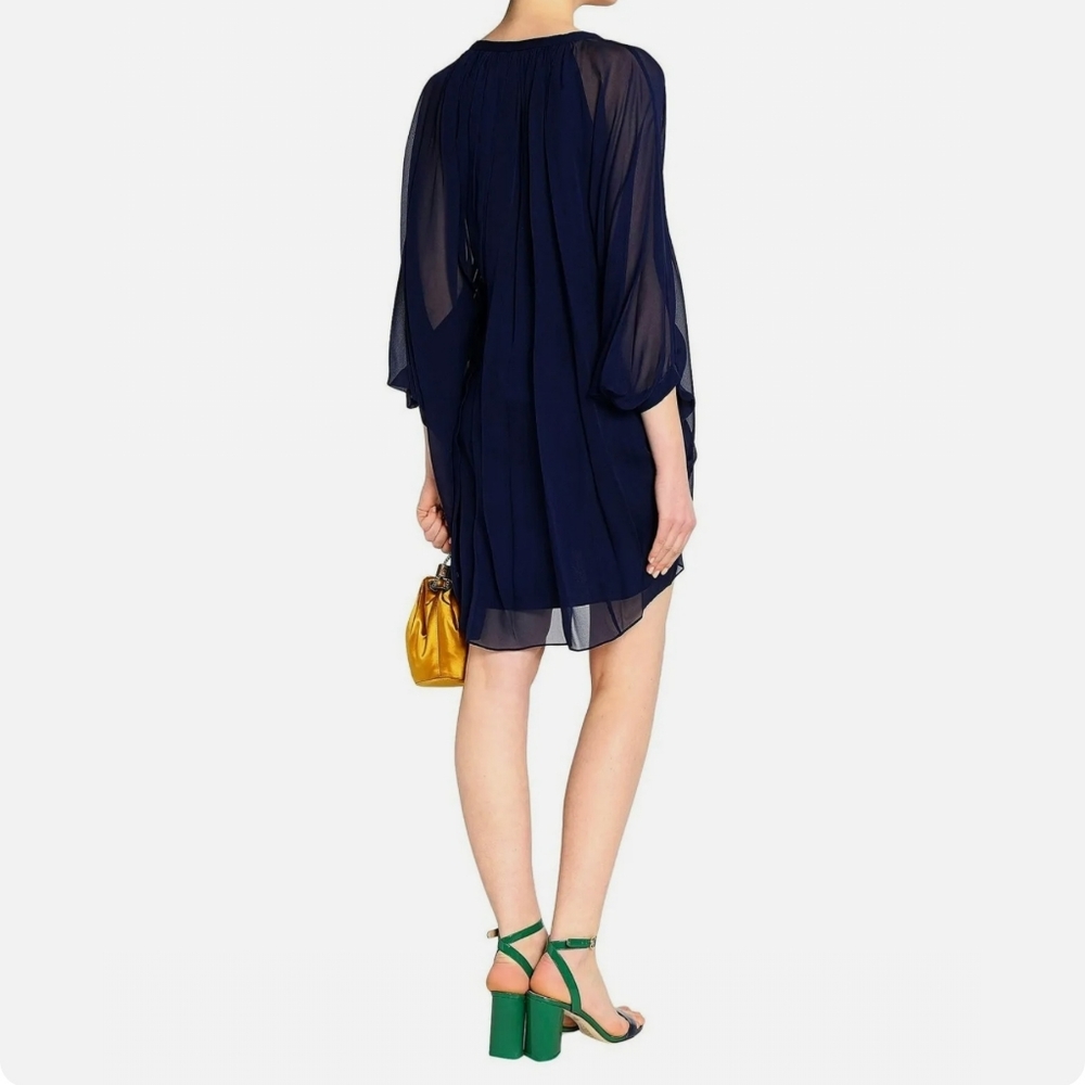 SOLD ❤️Diane von Furstenberg DVF Silk Chiffon Dress. - Picture 4 of 11